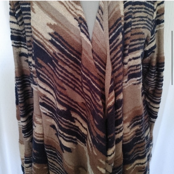 Lucky Brand | Warm and cozy Open front boho sweater - Picture 5 of 9